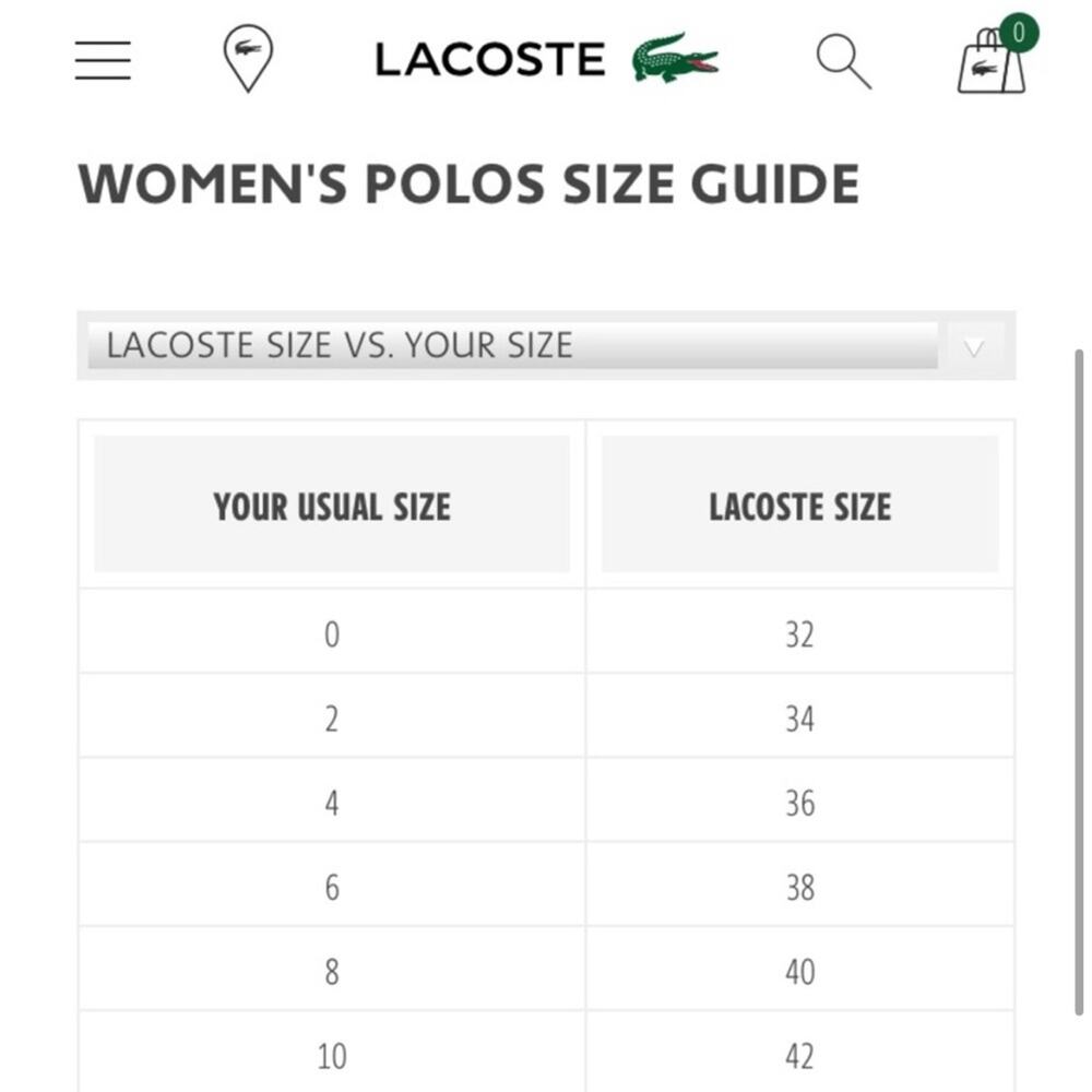 Lacoste women’s coral pink short sleeve polo size 34 - Picture 5 of 5